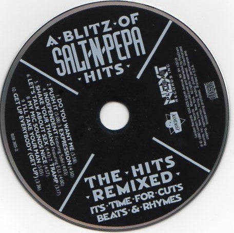 Salt 'N' Pepa : A Blitz Of Salt-N-Pepa Hits - The Hits Remixed (CD, Comp)