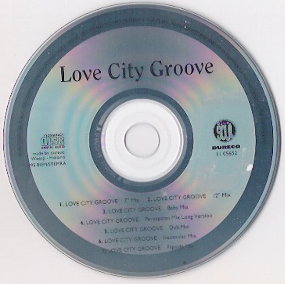 Love City Groove : Love City Groove (CD, Maxi)