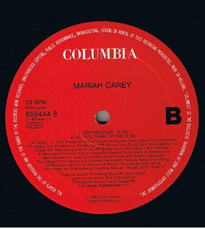 Mariah Carey : Dreamlover (12", Single)