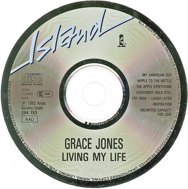 Grace Jones : Living My Life (CD, Album, RE)