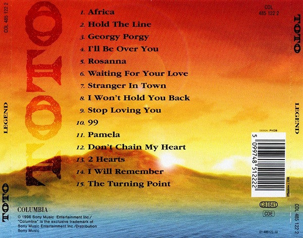 Toto : Legend (The Best Of) (CD, Comp)