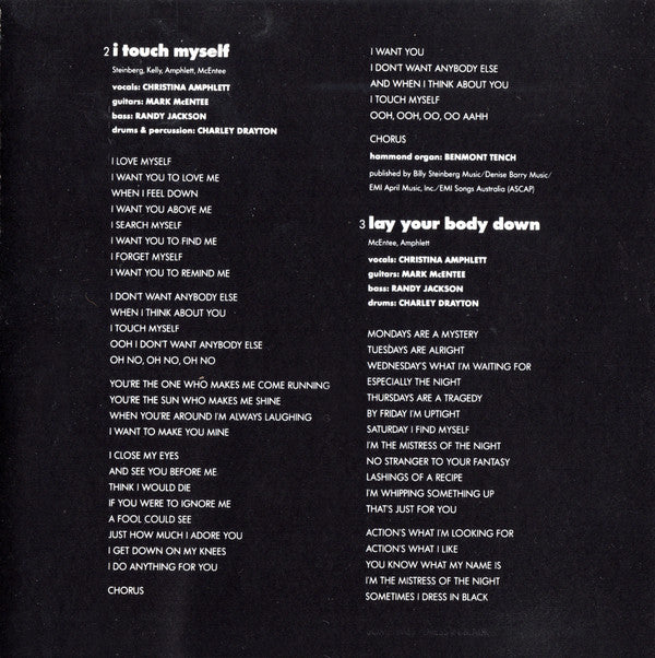 Divinyls : Divinyls (CD, Album)