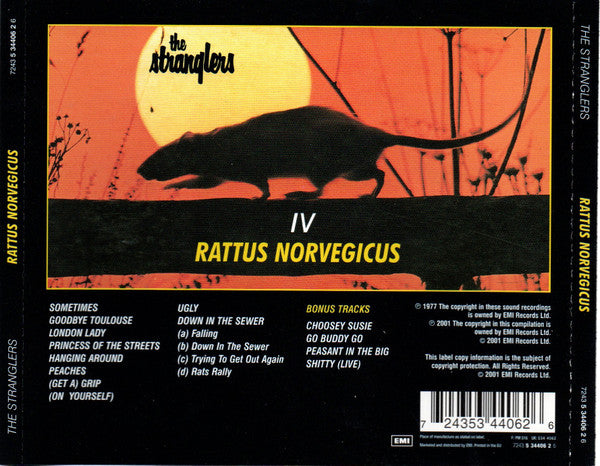 The Stranglers : IV / Rattus Norvegicus (CD, Album, RE, RM, RP)