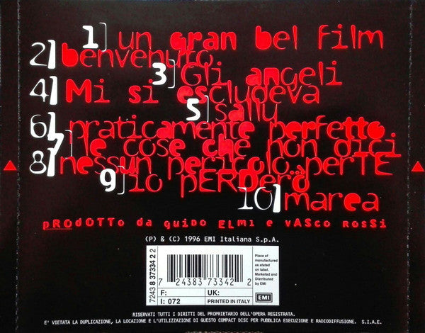 Vasco Rossi : Nessun Pericolo... Per Te (CD, Album)