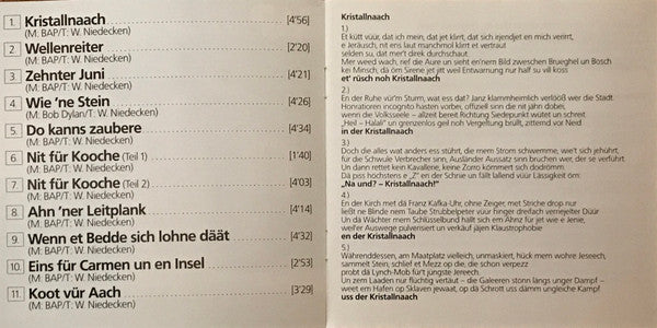 BAP : Vun Drinne Noh Drusse (CD, Album, RE)