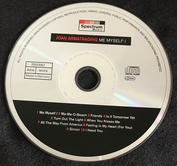 Joan Armatrading : Me Myself I (CD, Album)