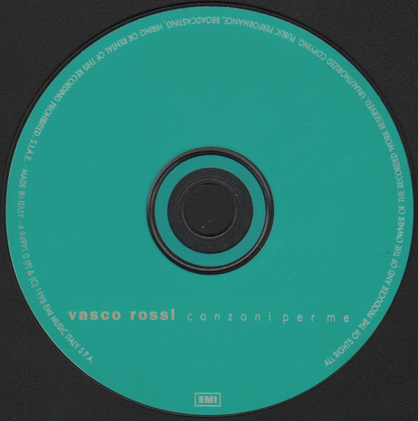 Vasco Rossi : Canzoni Per Me (CD, Album)