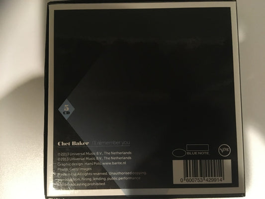 Chet Baker : I'll Remember You (Box, Comp)