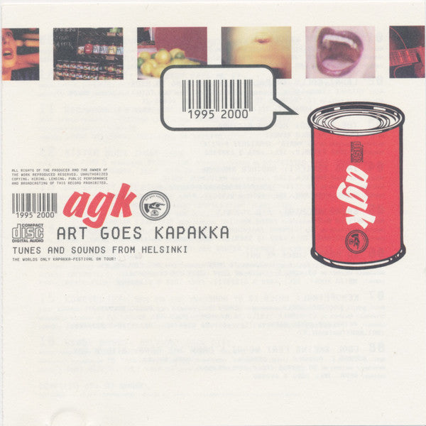 Various : AGK Art Goes Kapakka – Tunes And Sounds From Helsinki (CD, Comp)