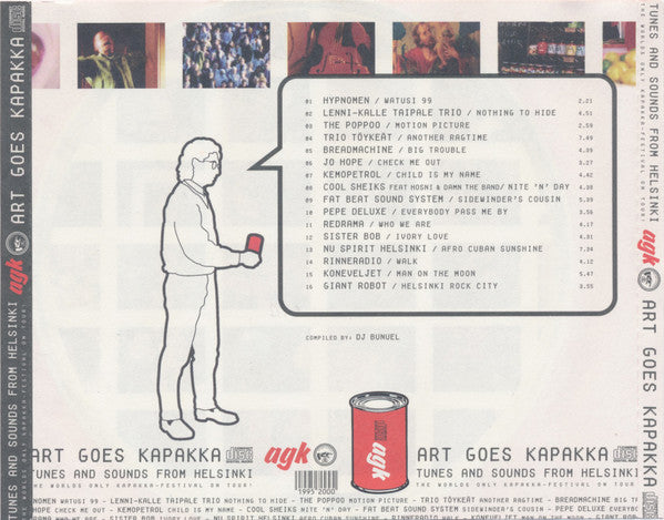 Various : AGK Art Goes Kapakka – Tunes And Sounds From Helsinki (CD, Comp)