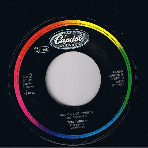 Tina Turner : Help (7", Single)