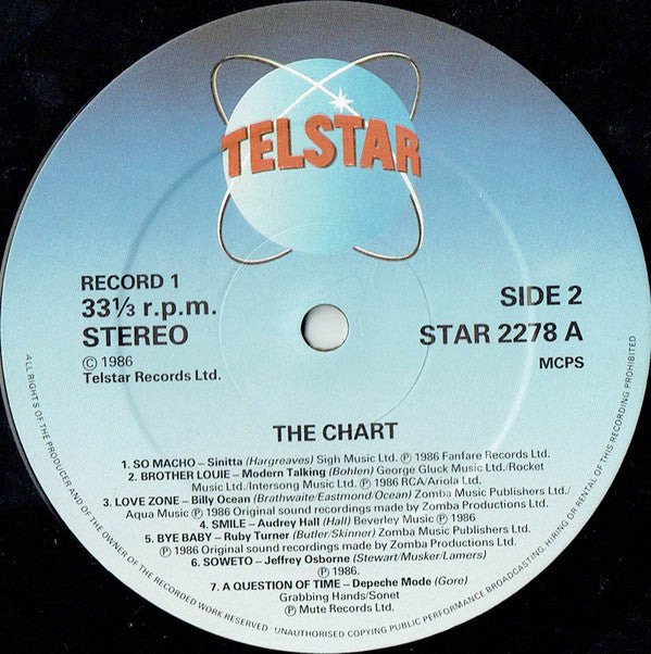 Various : The Chart (LP, Comp)