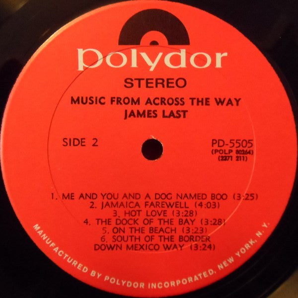 James Last : Music From Across The Way (LP, Album)