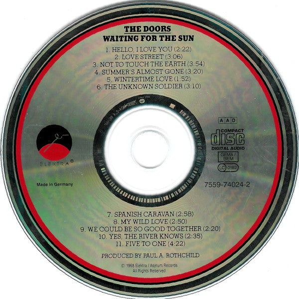 The Doors : Waiting For The Sun (HDCD, Album, RE, RM)