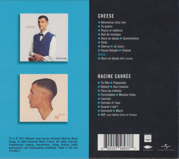 Stromae : Cheese /  Racine Carrée (CD, Album, Enh, RE + CD, Album, RE + Box, Comp)