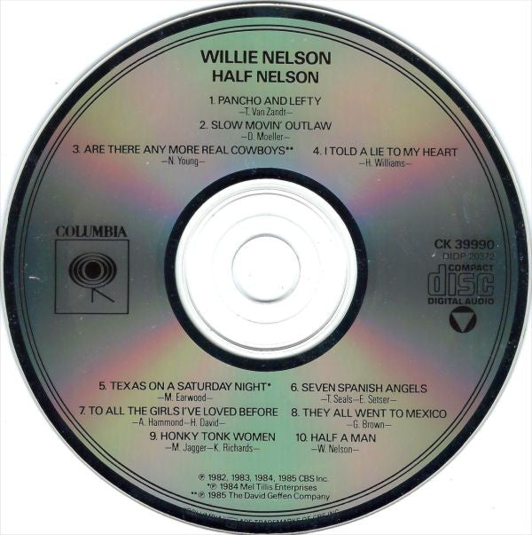 Willie Nelson : Half Nelson (CD, Comp)
