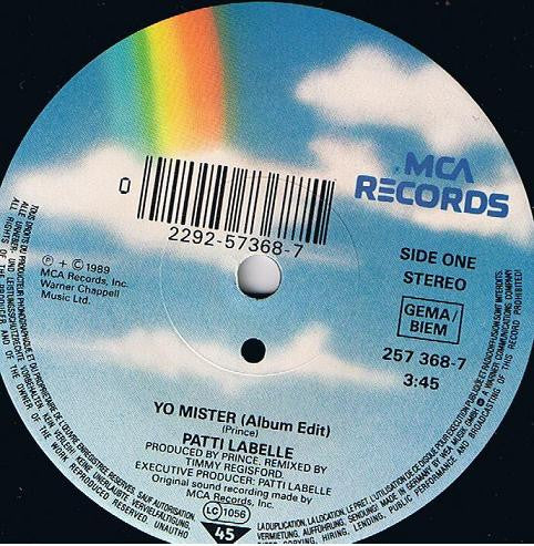 Patti LaBelle : Yo Mister (7", Single)