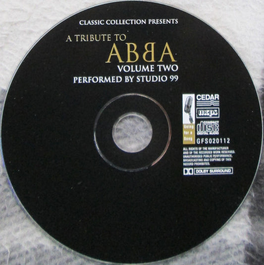 Studio 99 : Studio 99 Perform A Tribute To Abba Volume 2 (CD, Album, Multichannel)