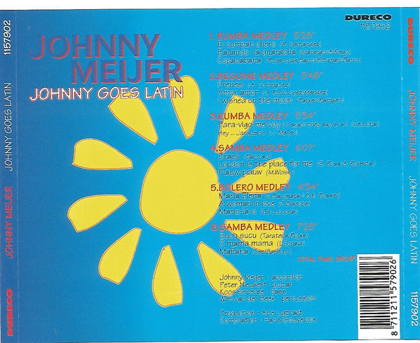Johnny Meijer : Johnny Goes Latin (CD, Album, RE)