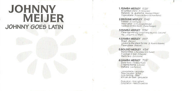 Johnny Meijer : Johnny Goes Latin (CD, Album, RE)