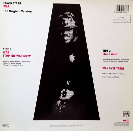 Edwin Starr : War / Stop The War Now / Cloud Nine / Way Over There (12", Maxi)