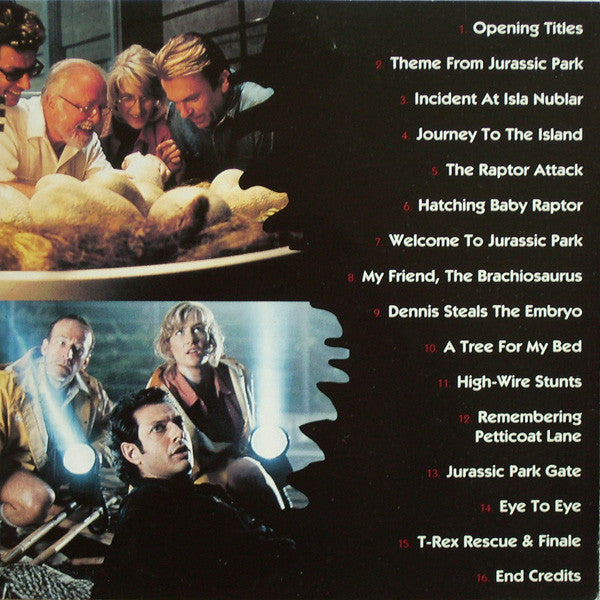 John Williams (4) : Jurassic Park (Music From The Original Motion Picture Soundtrack) (CD, Album)