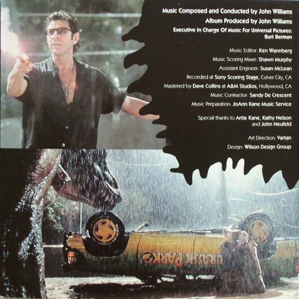 John Williams (4) : Jurassic Park (Music From The Original Motion Picture Soundtrack) (CD, Album)