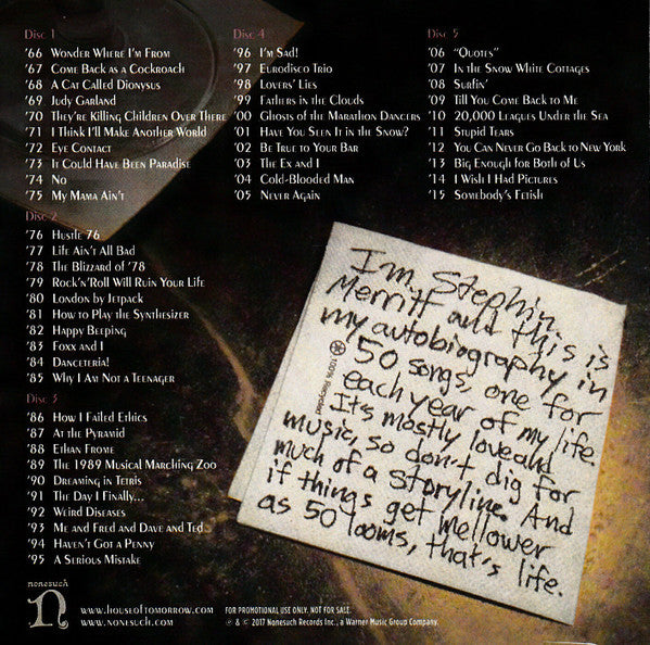 The Magnetic Fields : 50 Song Memoir (5xCD, Album, Promo)