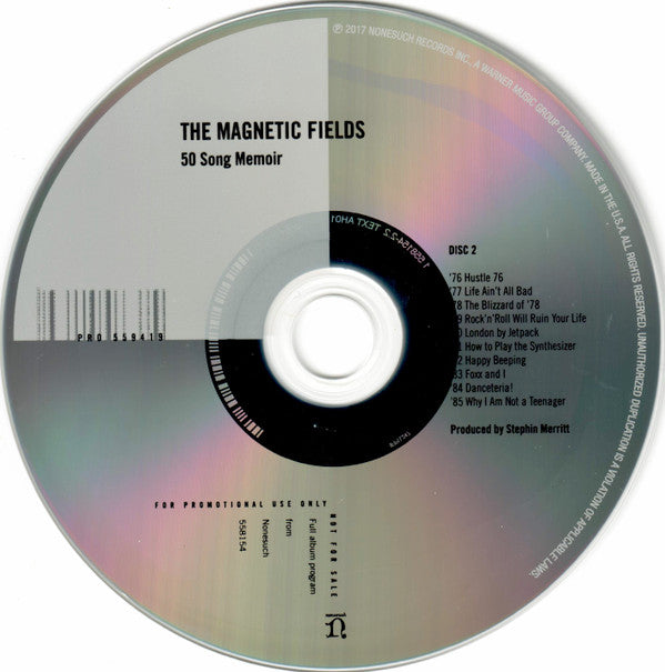 The Magnetic Fields : 50 Song Memoir (5xCD, Album, Promo)