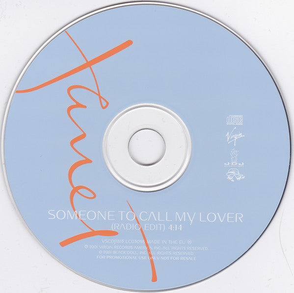 Janet Jackson : Someone To Call My Lover (CD, Single, Promo, Car)