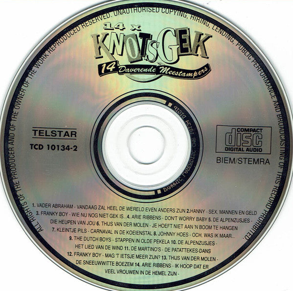 Various : 14x Knotsgek (CD, Comp)