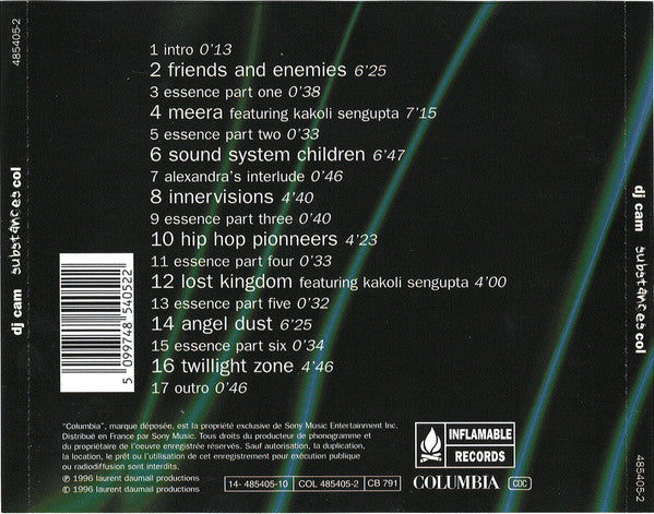 DJ Cam : Substances (CD, Album)