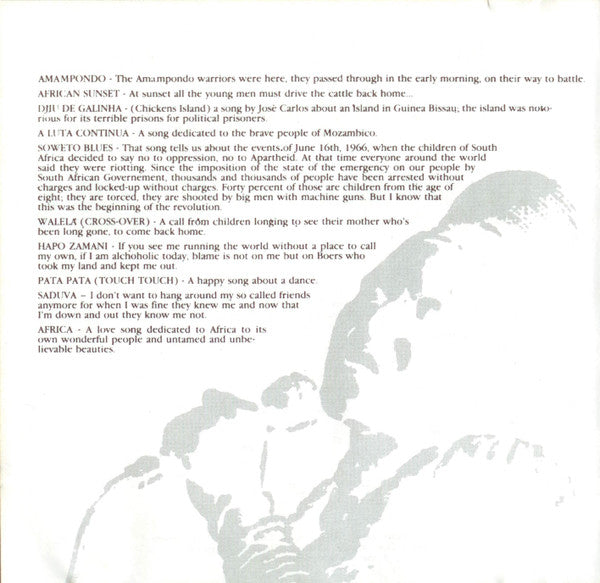 Miriam Makeba : Welela (CD, Album, RE)