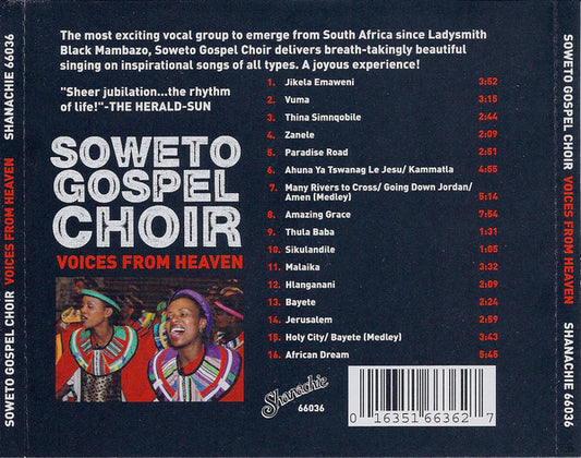 Soweto Gospel Choir : Voices From Heaven (CD, Album)