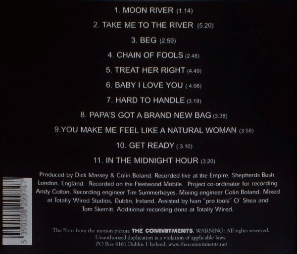 The Commitments And Friends (128) : Committed To Soul (CD, Album)