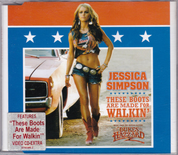 Jessica Simpson : These Boots Are Made For Walkin' (CD, Single, Enh)