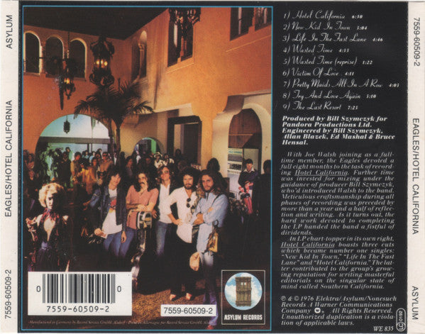 Eagles : Hotel California (CD, Album, RE)