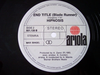 Hipnosis : Pulstar (Special Disco Mix) (12", Maxi)