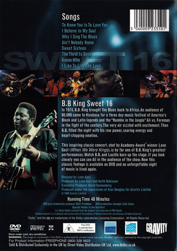 B.B. King : Sweet 16 (DVD-V, RE, PAL)