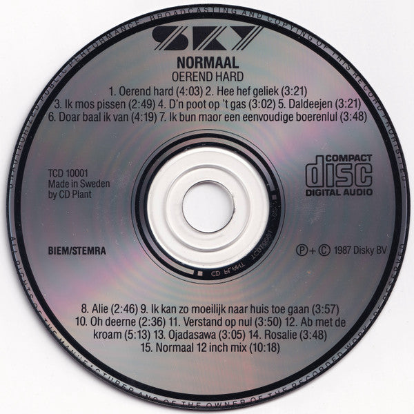 Normaal : Oerend Hard (CD, Comp)