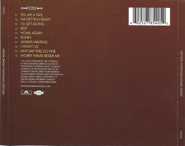 Michael Kiwanuka : Home Again (CD, Album, RP)