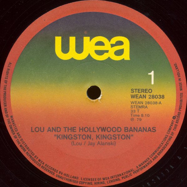 Lou & The Hollywood Bananas : Kingston, Kingston (12", Maxi)