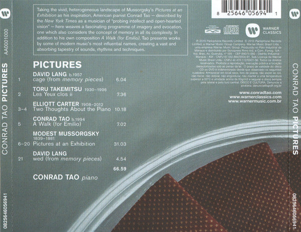 Conrad Tao : Pictures (CD, Album)
