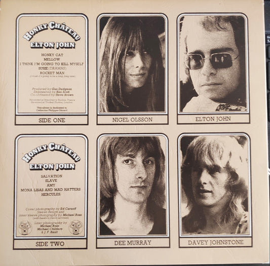Elton John : Honky Château (LP, Album, Gat)