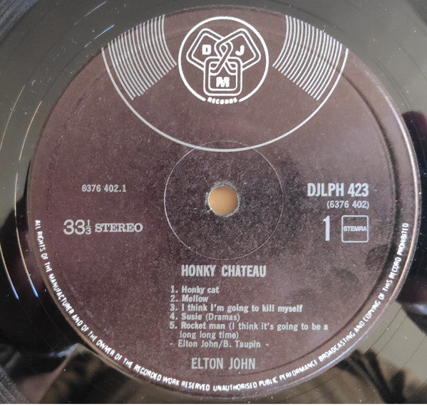 Elton John : Honky Château (LP, Album, Gat)