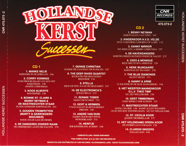 Various : Hollandse Kerst Successen (2xCD, Comp)