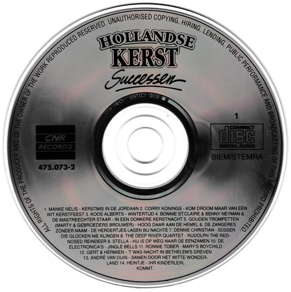 Various : Hollandse Kerst Successen (2xCD, Comp)