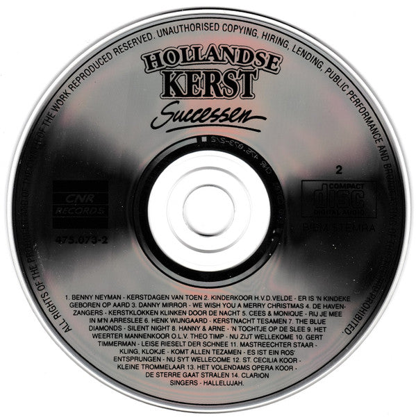 Various : Hollandse Kerst Successen (2xCD, Comp)