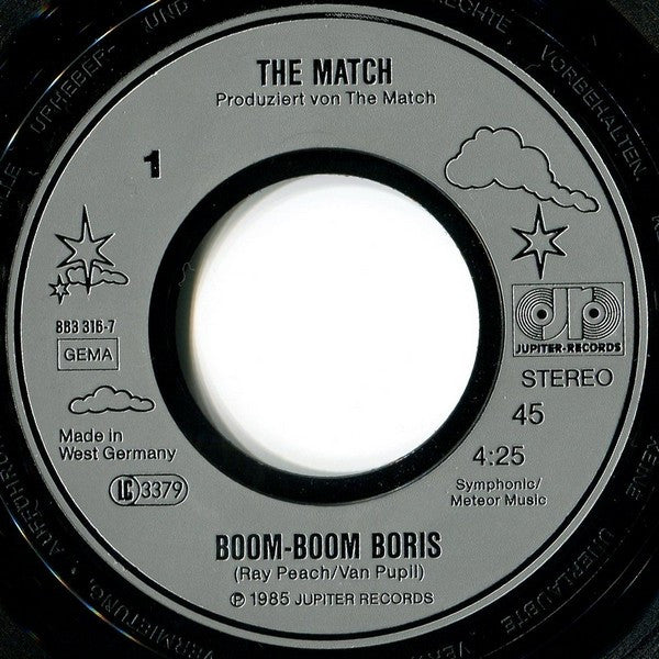 The Match : Boom-Boom Boris (The All Wimbledon Boy) (7", Single)