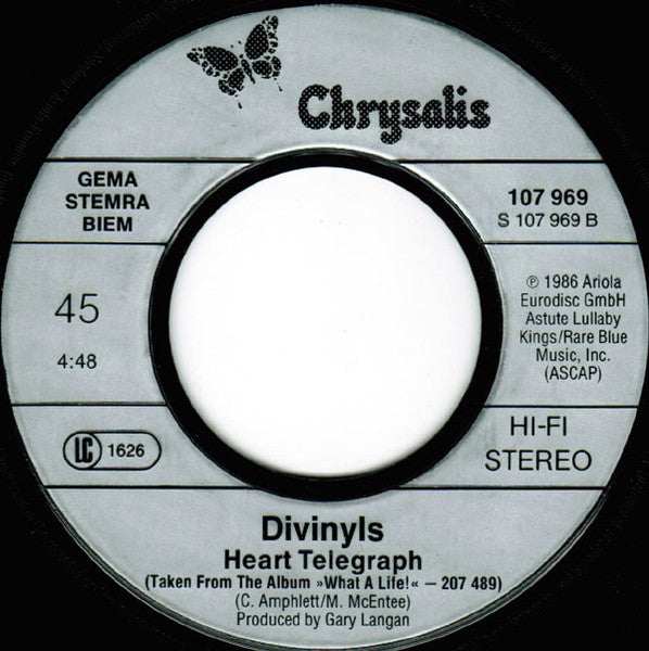Divinyls : Pleasure & Pain (7", Single)